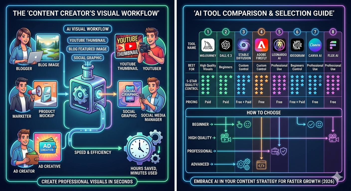 Best AI Image Generators for Content Creators