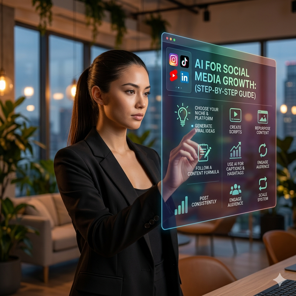 AI for Social Media Growth (Step-by-Step Guide)