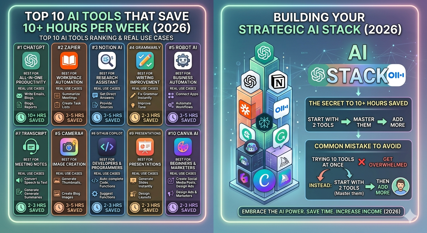 AI Tools That Save 10+ Hours Per Week