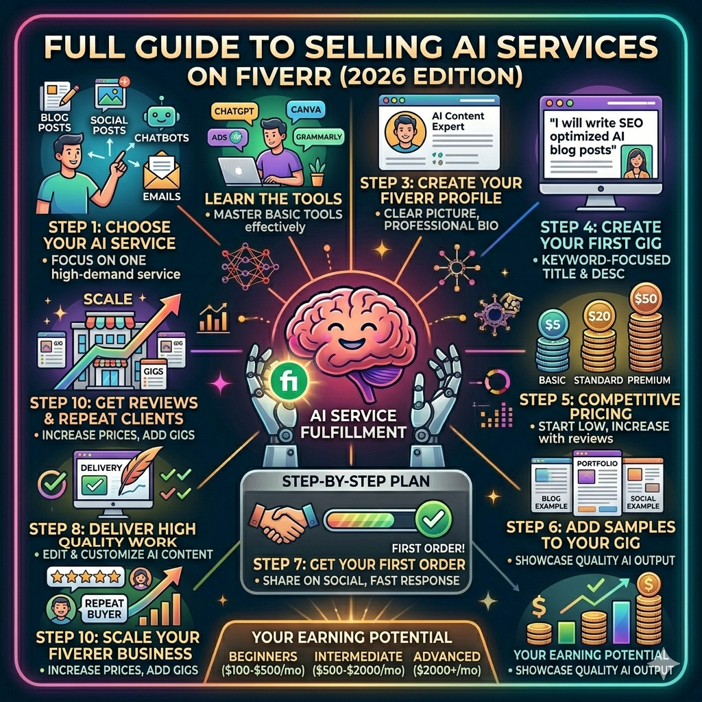 Selling AI Services on Fiverr (Full Guide)