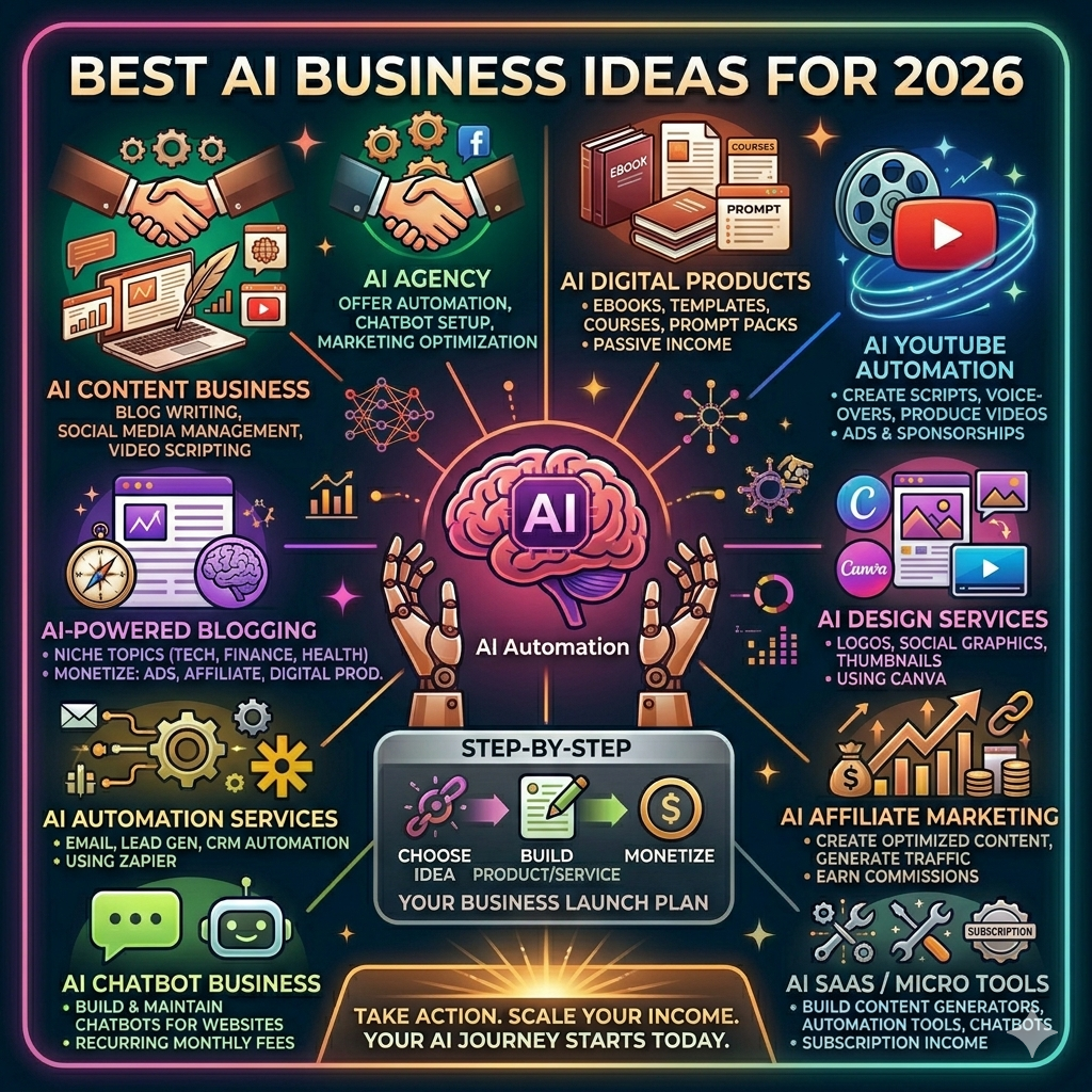Best AI Business Ideas for 2026